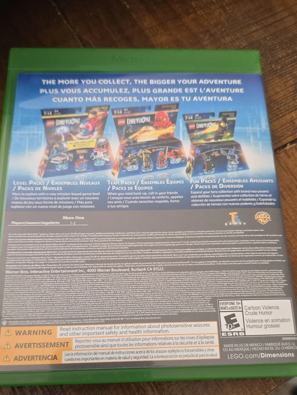 LEGO Dimensions (Xbox One) Video Game -